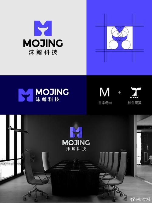 沫鲸科技产品简介:软件信息技术服务领域设计元素:首字母"m":标志的